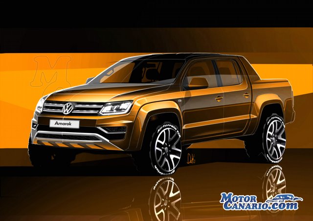 Volkswagen Comerciales desvela las líneas del nuevo Amarok
